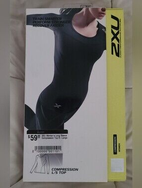 2XU Women's Black Compression Long Sleeve Top